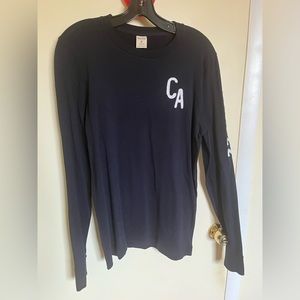 Hollister Long Sleeve Shirt - Dark Navy Blue